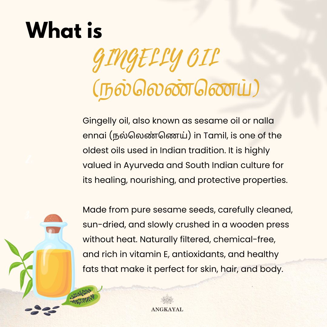 Cold-Pressed Gingelly Oil - Nalla Ennai