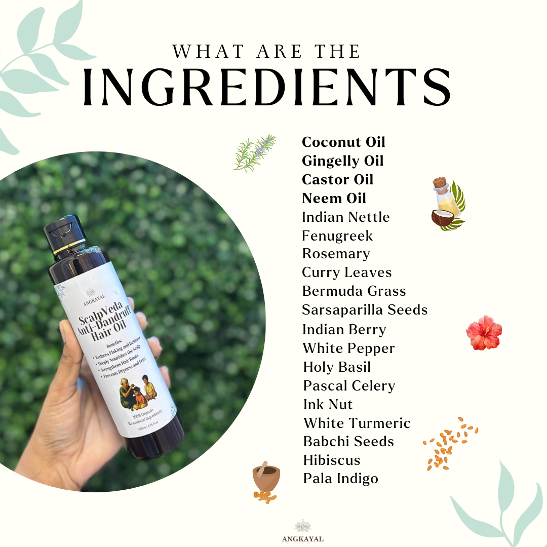 ScalpVeda Anti-Dandruff Hair Oil