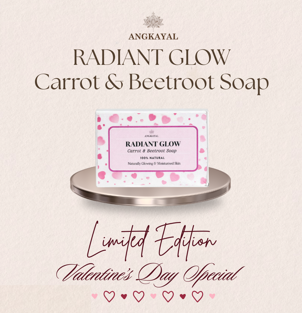 Radiant Glow - Carrot & Beetroot Soap | Valentine's Day Special