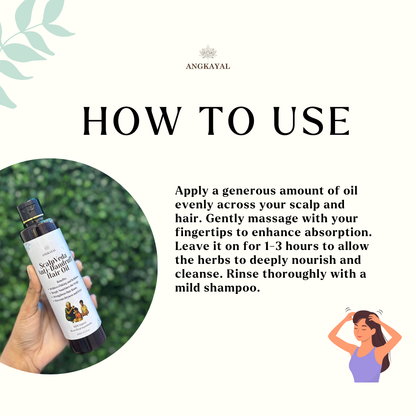 ScalpVeda Anti-Dandruff Hair Oil