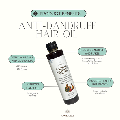 ScalpVeda Anti-Dandruff Hair Oil