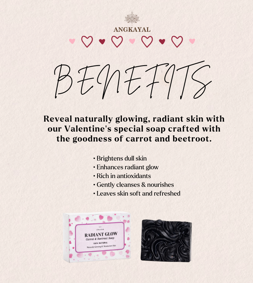 Radiant Glow - Carrot & Beetroot Soap | Valentine's Day Special
