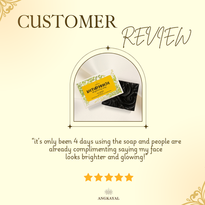 Kasturi Manjal Brightening Soap – Natural Wild Turmeric Cleanser for Acne, Brighter & Glowing Skin