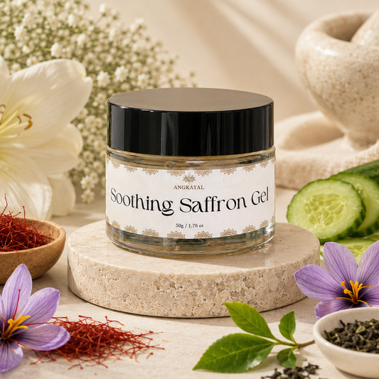 Soothing Saffron Gel – Aloe, Rosehip & Saffron Blend
