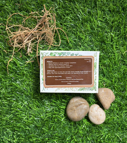 Vetiver Exfoliating Soap - Natural Oil-Control & Brightening Cleanser